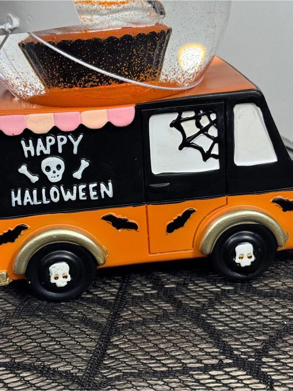 NEW Summerween Timeless Frights Ice Cream Truck Halloween Snow Globe